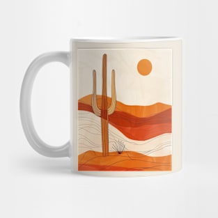 Desert Cactus Landscape Mug